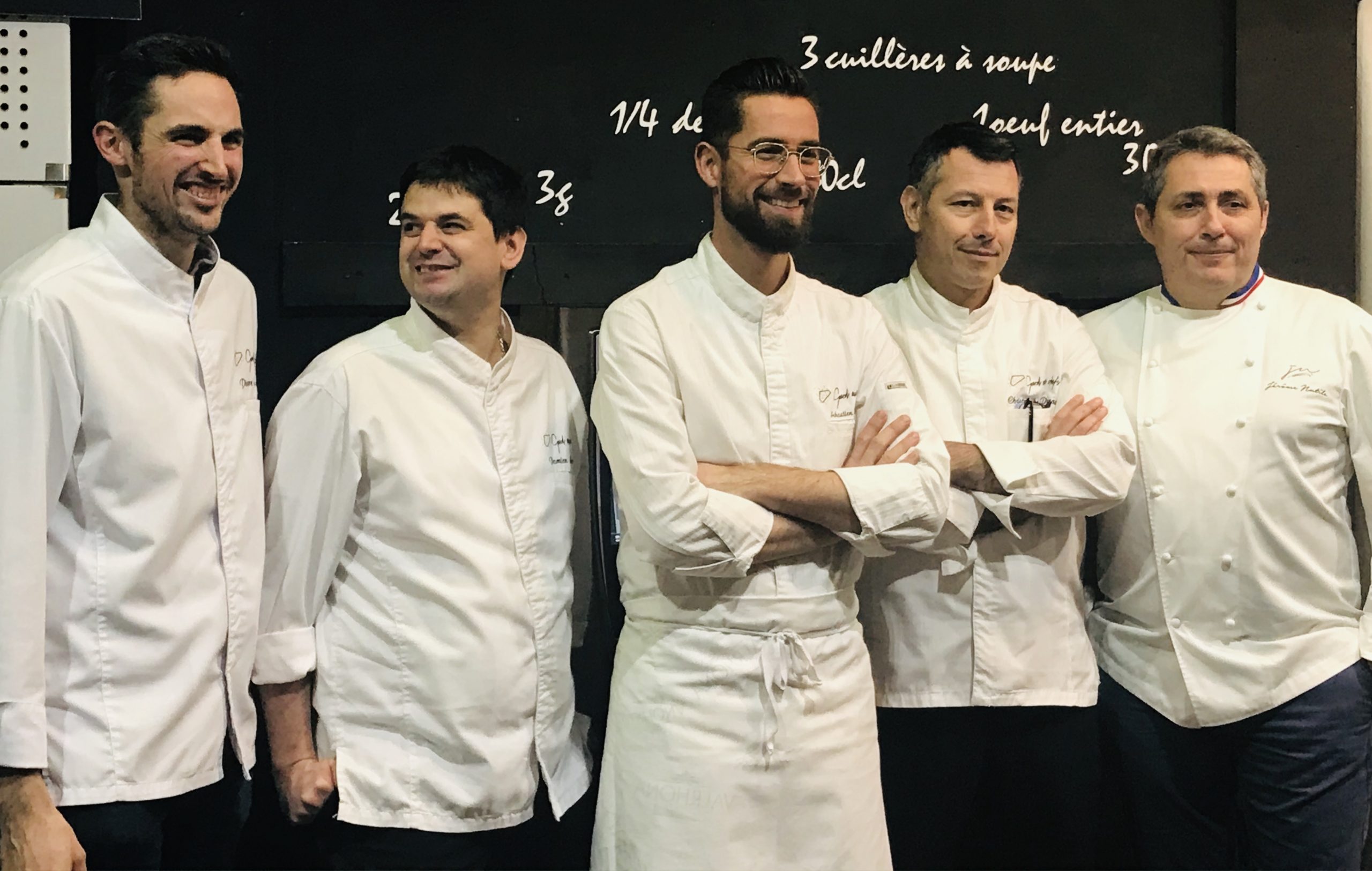 Exposants et chefs cuisiniers au salon Miam Alès