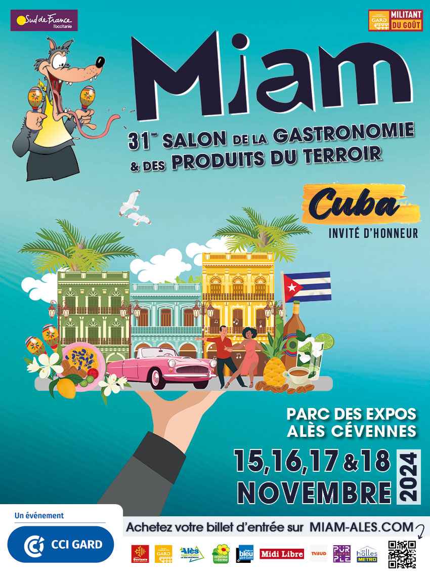 Affiche Miam Alès 2024